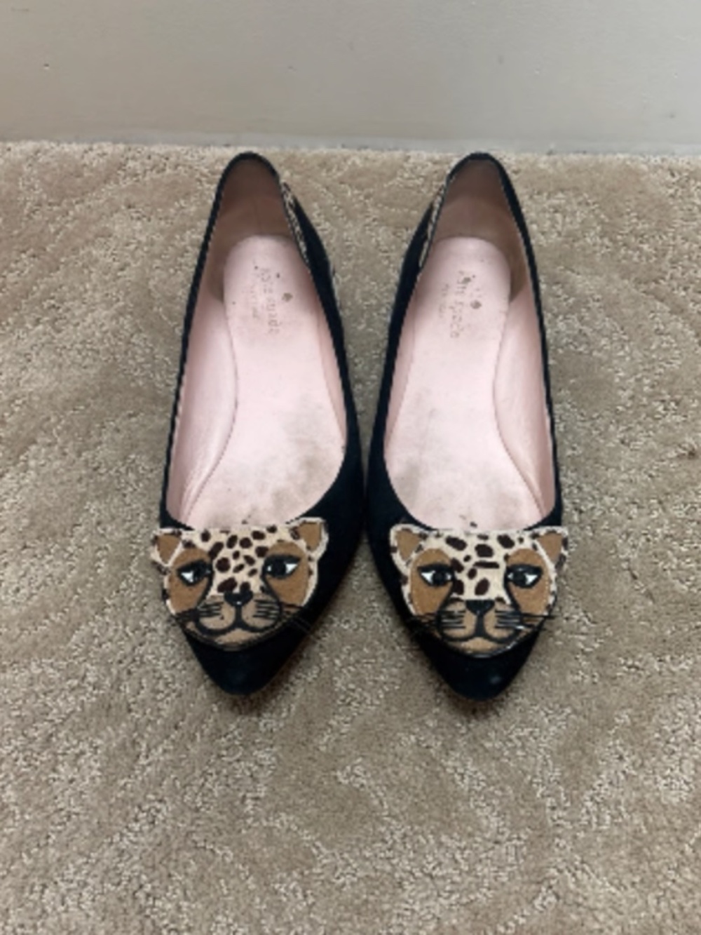 Kate Spade Cheetah flats (Real fur & velveteen embellishment) - Picture 2 of 4
